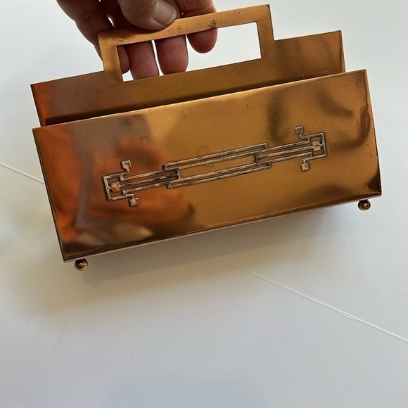 Heintz Art Metal Studio Vintage Bronze Letter Document Holder - Picture 4 of 13